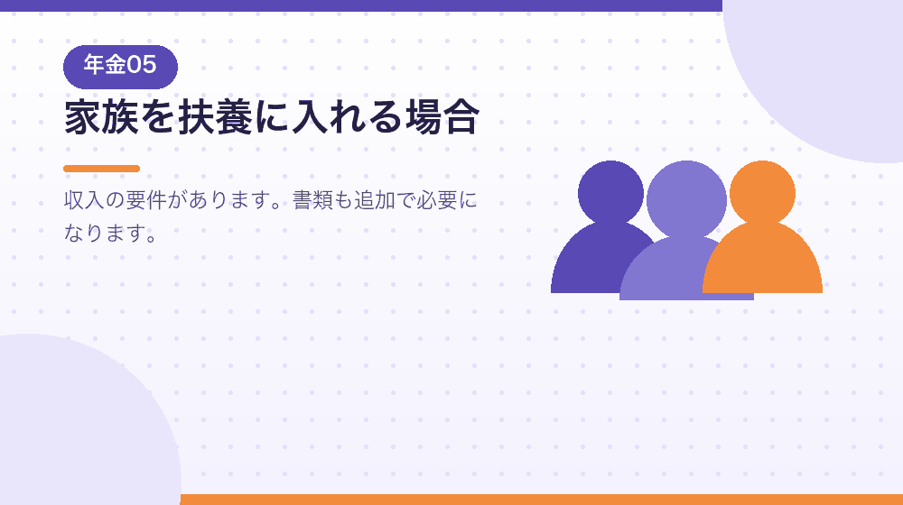 家族を扶養に入れる場合の手続きを解説する|合同会社の会社設立の解説イラスト