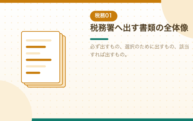 合同会社の税務署への届出。会社設立後に出す書類と期限を解説